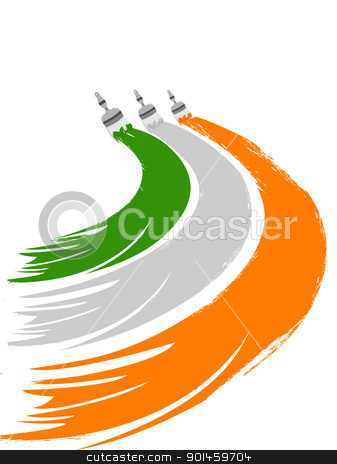 Indian Flag Flying Wallpaper