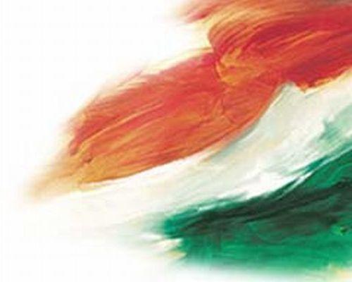 Indian Flag Logo Animated