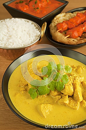 Indian Food Curry Chicken