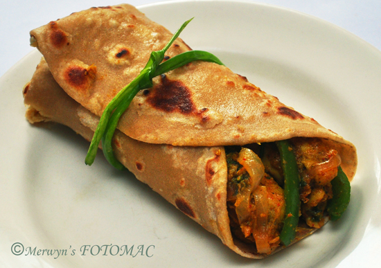 Indian Food Recipes Chicken Kathi Roll