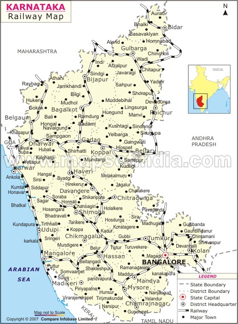 Indian Railway Map