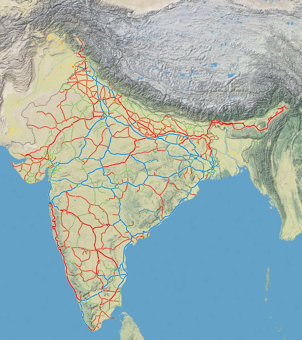 Indian Railway Map