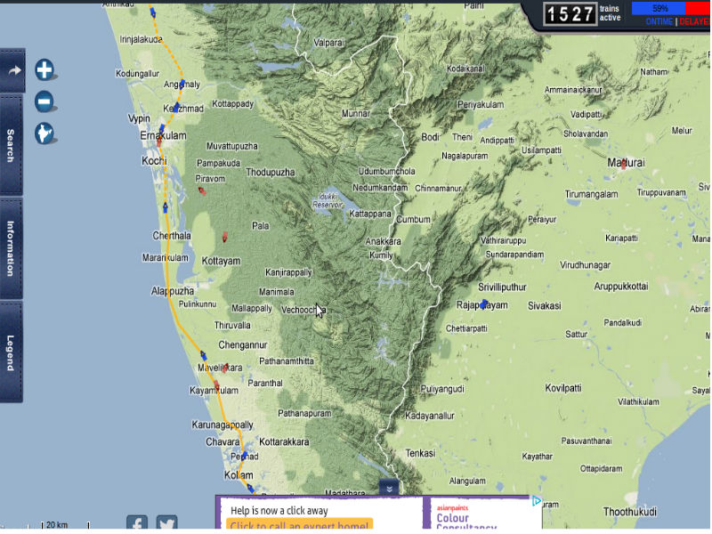 Indian Railway Map Google