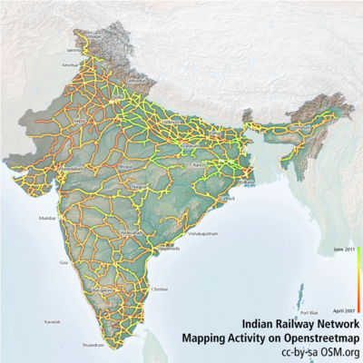 Indian Railway Map High Resolution
