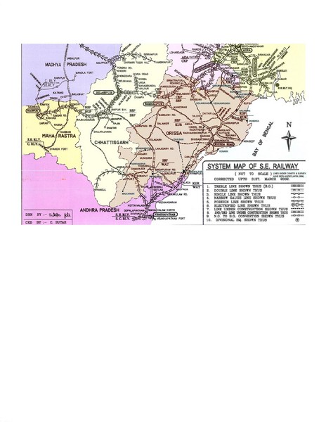 Indian Railway Map Of India