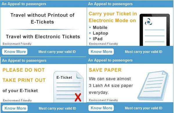 Indian Railway Platform Ticket