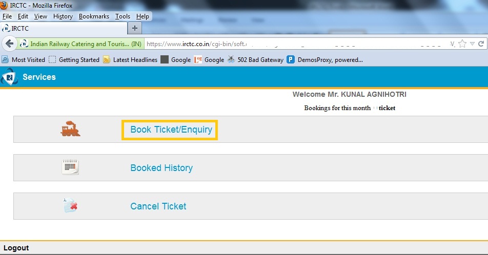 Indian Railway Platform Ticket Rules