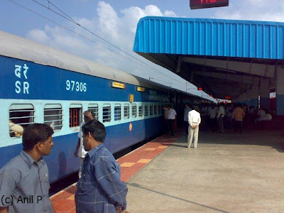Indian Railway Station Platform