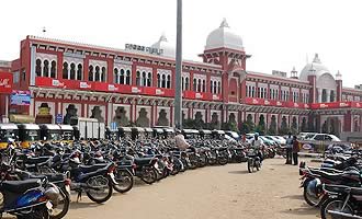 Indian Railway Station Platform