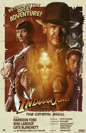 Indiana Jones And The Kingdom Of The Crystal Skull Poster