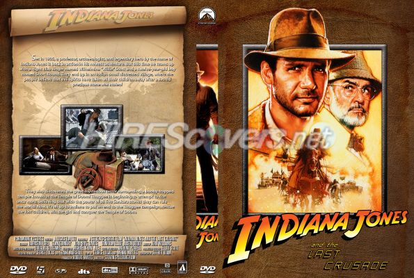 Indiana Jones And The Last Crusade Dvd Cover