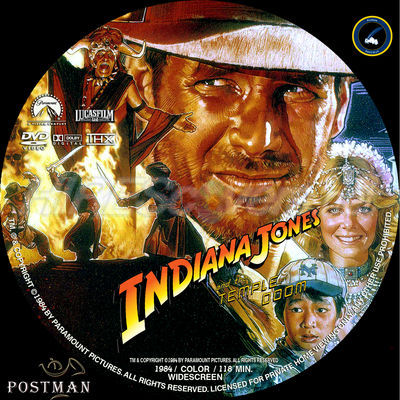 Indiana Jones And The Temple Of Doom Dvd Cover