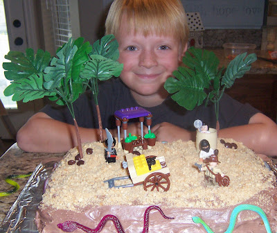 Indiana Jones Lego Cake