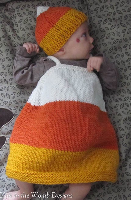 Infant Candy Corn Costume Pattern