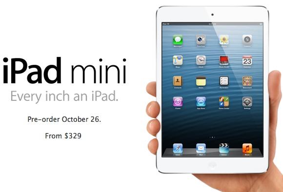 Ipad Mini Size Price