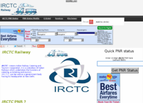 Irctc Indian Railway Reservation Login