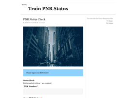 Irctc Indian Railway Reservation Pnr Status