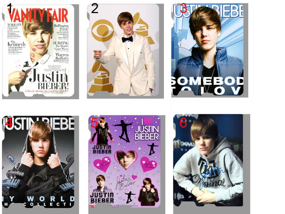 Justin Bieber Ipad 1 Cases