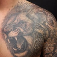 Leo Lion Tattoos For Women