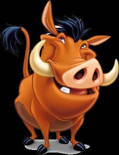 Lion King Characters Pumba