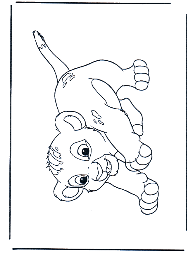 Lion King Simba Coloring Pages