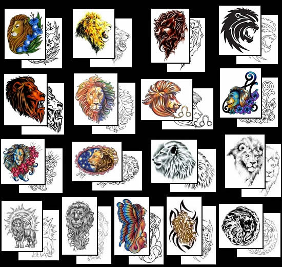 Lion Tattoo Designs For Women