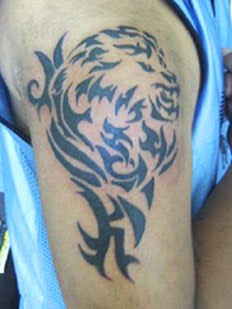 Lion Tattoo Tribal