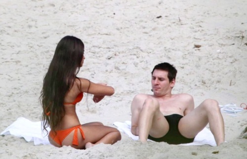 Lionel Messi Girlfriend Bikini