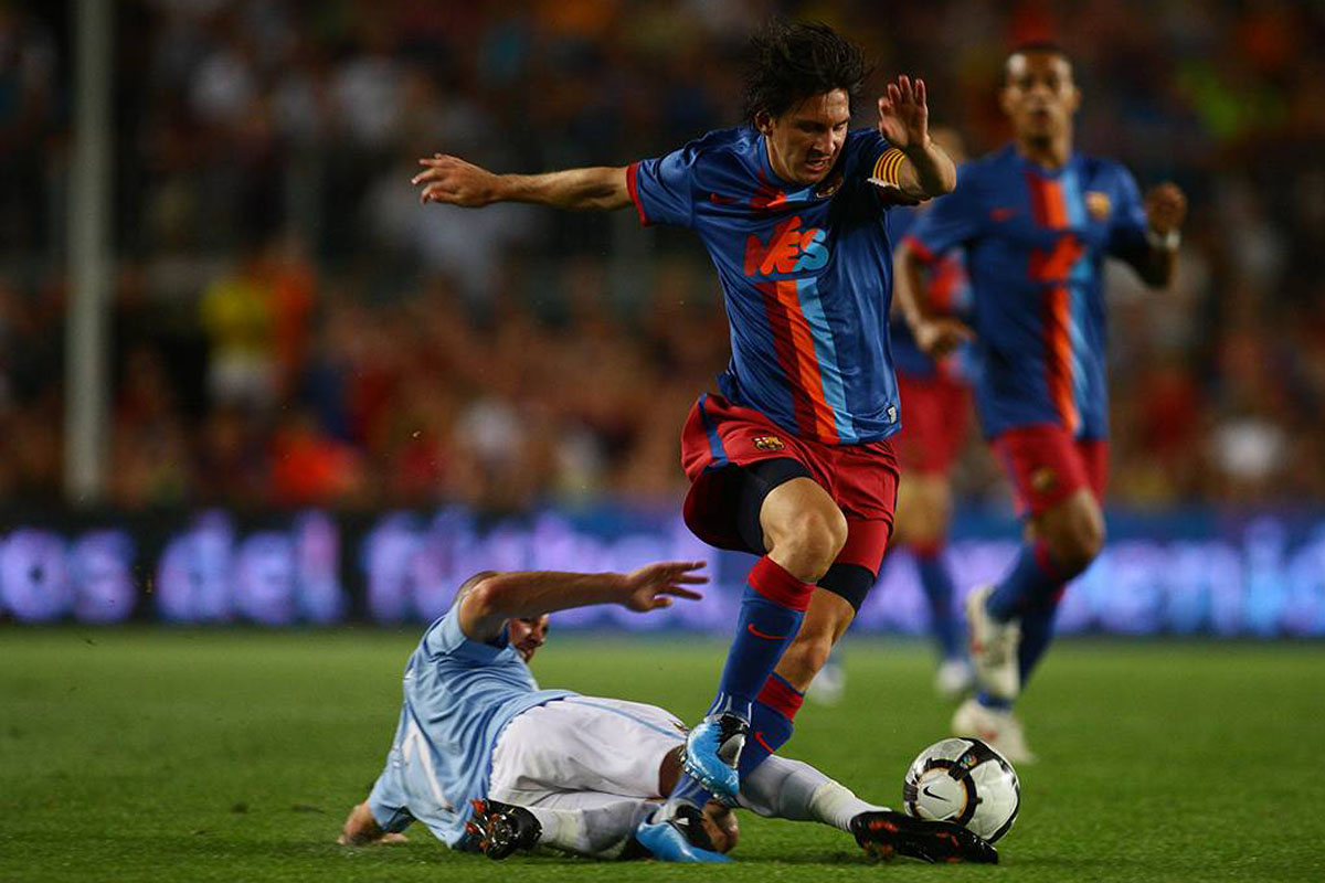 Lionel Messi In Action