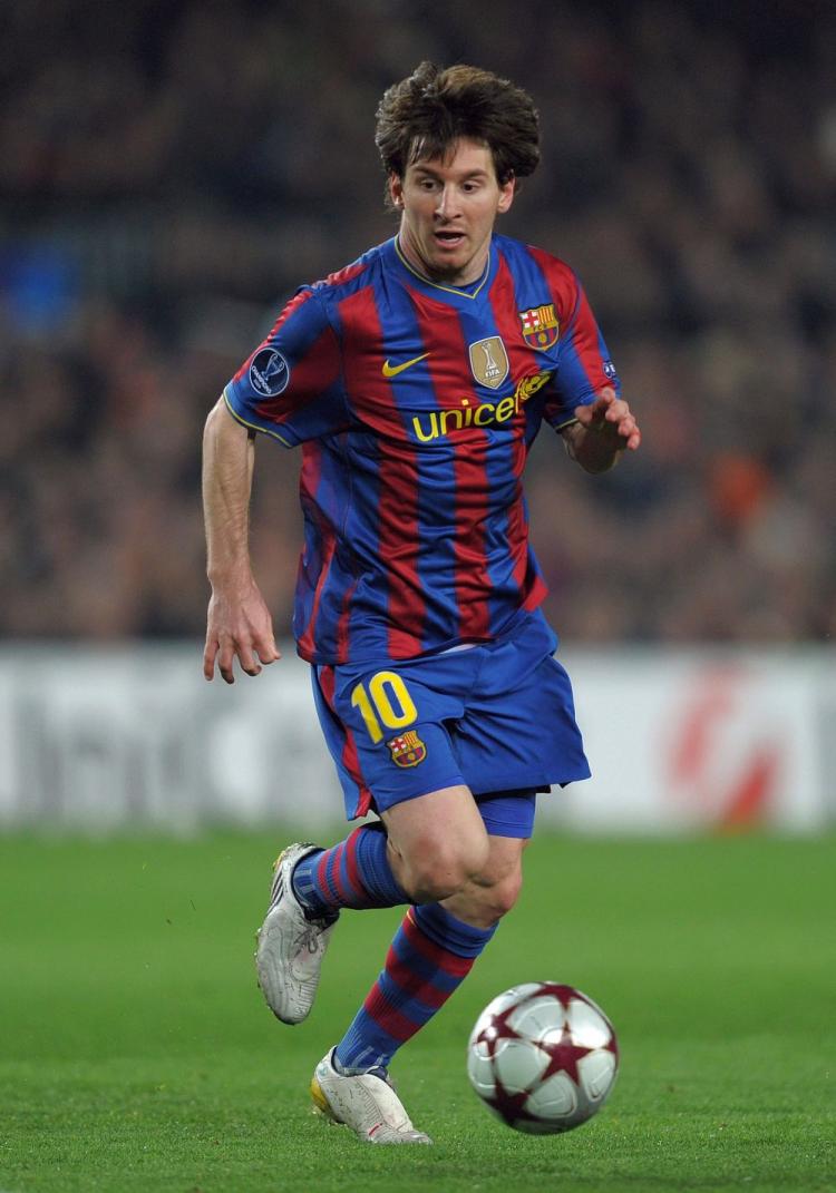 Lionel Messi In Action