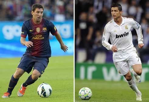 Lionel Messi Vs Cristiano Ronaldo Wallpaper