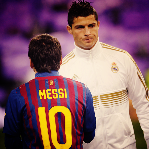 Lionel Messi Vs Cristiano Ronaldo Wallpaper