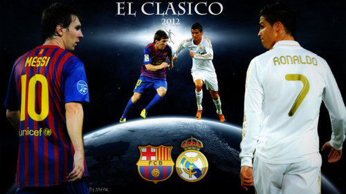 Lionel Messi Vs Cristiano Ronaldo Wallpaper