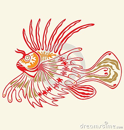 Lionfish Tattoo Designs