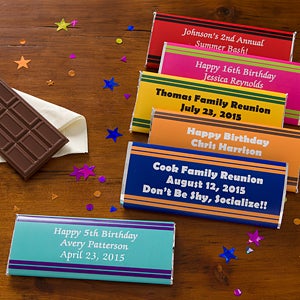 Make Your Own Wedding Candy Bar Wrappers