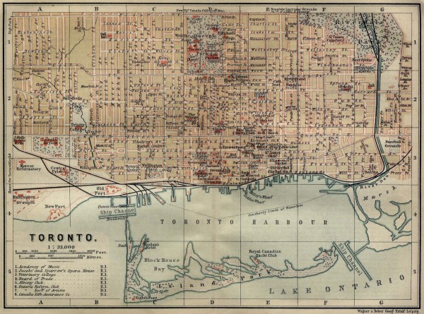 Map Of Canada Toronto Ontario