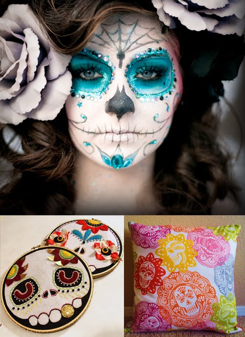 Mexican Candy Skull Face Paint