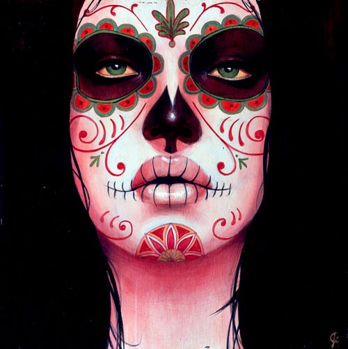 Mexican Candy Skull Girl