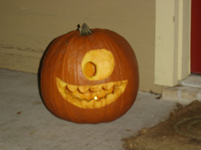 Mike Wazowski Pumpkin Pattern