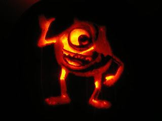 Mike Wazowski Pumpkin Pattern