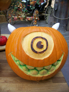 Mike Wazowski Pumpkin Pattern