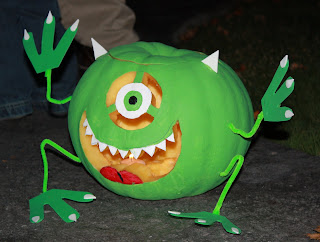 Mike Wazowski Pumpkin Pattern