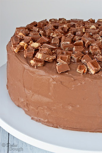 Milk Chocolate Candy Bar Cake Recipe