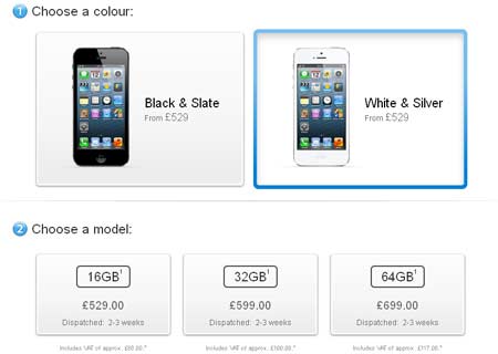 New Iphone 5 Price In Uk
