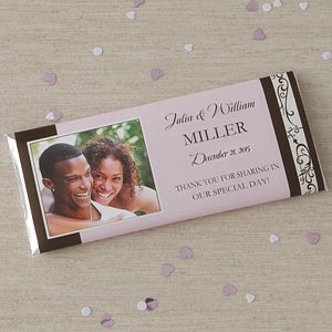 Personalized Candy Bar Wedding Favors