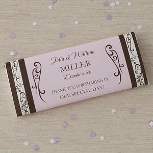 Personalized Wedding Candy Bar Wrappers