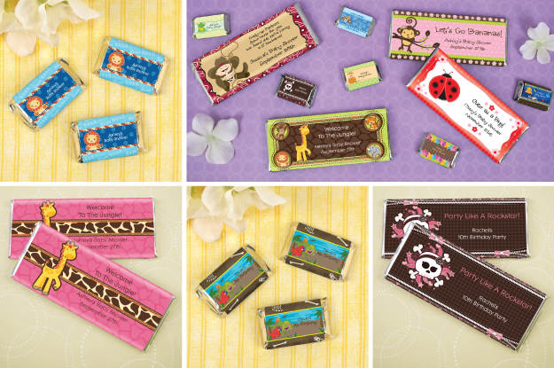 Photo Candy Bar Wrappers Personalized