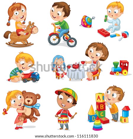 Pictures Of Children Playing With Toys