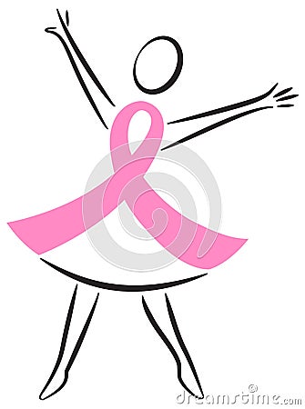 Pink Cancer Ribbon Clip Art