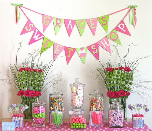 Pink Candy Buffet Ideas